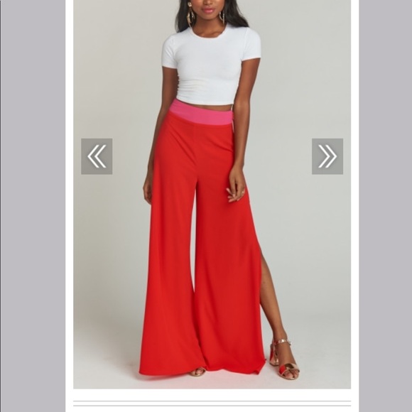 Show Me Your MuMu SMYMM high waisted colorblock pants - Picture 8 of 11